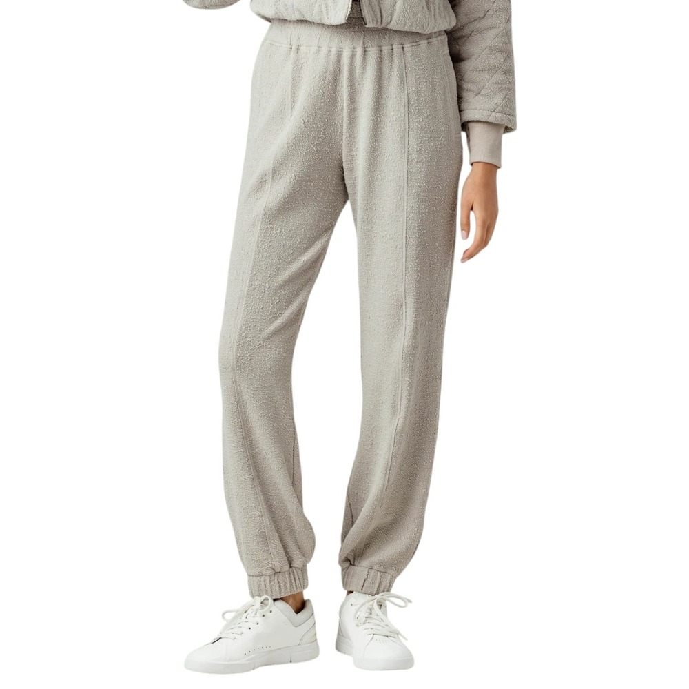Anthropologie Sundays Brinkley Jogger Dove Textured Knit Jogger Sweatpants